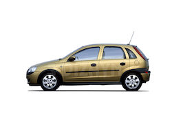 S-dizayn Διακοσμητικά Παραθύρων Αυτοκινήτου für Opel Corsa Opel Corsa 4Stück