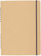 Next Spiral Hefte Geregelt A4 105 Blätter 3 Themen Beige 6Stück
