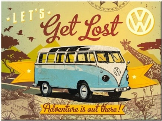 Nostalgic Art Volkswagen Set of Magnets Metal 6x8cm 1pcs