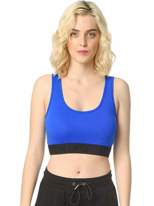 Paco & Co Women's Sports Bra without Padding Blue