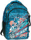 Gim Sons Sharkman School Bag Backpack Junior High-High School in Light Blue color 30Liters