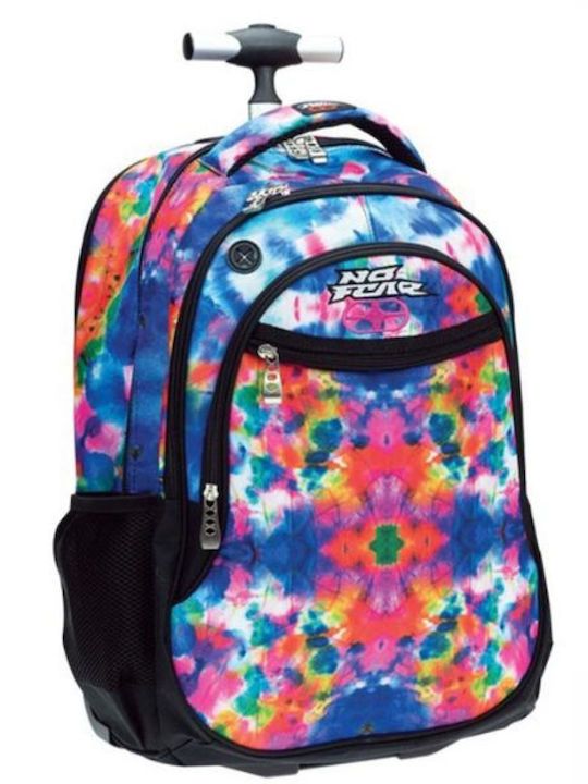 Back Me Up Tie Dye School Bag Trolley Elementary, Elementary Multicolored 30lt