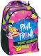 Back Me Up Punk School Bag Backpack Elementary, Elementary Multicolored 30lt