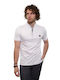 Ανδρικό T-shirt Side Effect M-S3223-XP.06-WHITE Μάο Μερσεριζέ