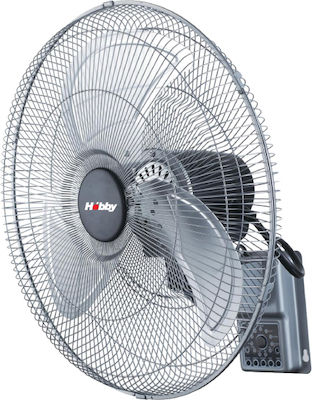 Hobby HWF-80551 Wall Fan 100W Diameter 45cm with Remote Control