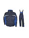 Stenso Work Coveralls Dungarees Cotton Blue