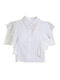 Ble Resort Collection Kurzärmelig Damen Hemd Weiß