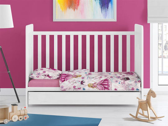 Dimcol Baby Bettbezug Rosa 120x160cm.