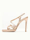 Leather Sandals Rose Gold
