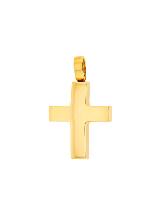 Gold Cross 14 Carat ST00253 (Unisex)