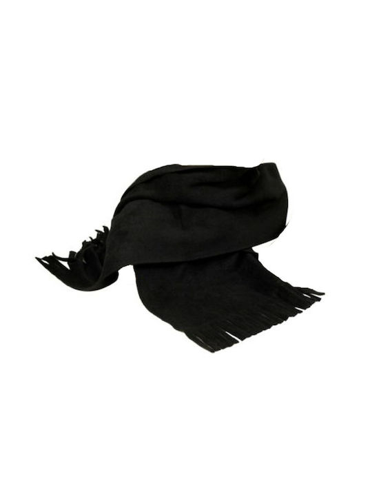 Fleece scarf with tassels unisex