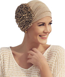 Linen Turban Christine Headwear, Aimee, Beige