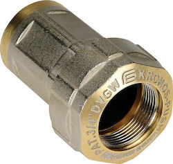 Effebi Male Pipe Niple Fittings Galvanized 1/2" E102N964P