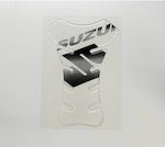 Tankpad Racing Suzuki transparent (litere negre)