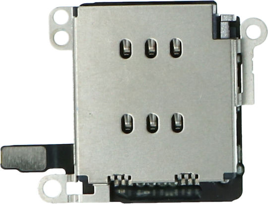 SIM Reader Dual Card Ασημί για iPhone XR