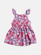 Joyce Kids Dress Floral Sleeveless Lilac