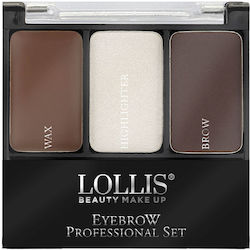 LOLLIS Augenbrauen-Profi-Set Medium