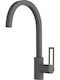 Sanitec Quattro 35-02-00232 Tall Kitchen Faucet Counter Ultra Granite Pietra