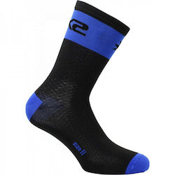 SIX2 kurze (dünne) Socken blau