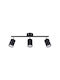 Sollux Triple Spot with Socket GU10 in Black Color