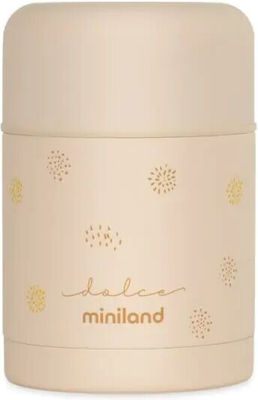 Miniland Dolce Baby Food Thermos Stainless Steel Vanilla 600ml