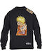 Kinder-Sweatshirt mit Kapuze Schwarz