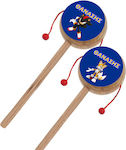 Wooden Drum with Sonic name