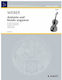 Schott Sohne Weber Andante Rondo Ungarese Sheet Music for Piano / Viola