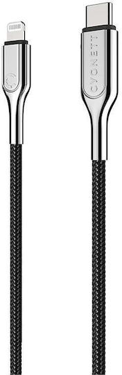 Cygnett Braided USB-C to Lightning Cable Black 1m (CY2799PCCCL)