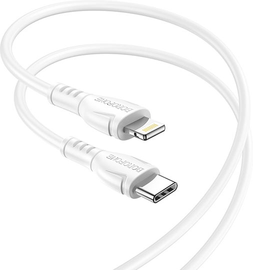 Borofone BX51 USB-C to Lightning Cable 12W Λευκό 1m