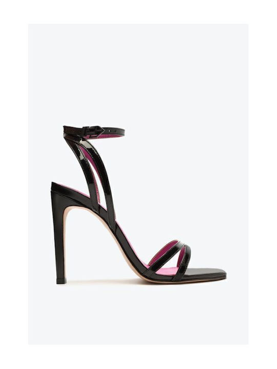 Schutz Salto Alto Sandalen Schwarz