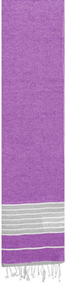 Summertiempo Beach Towel Pareo Purple with Fringes 180x90cm.