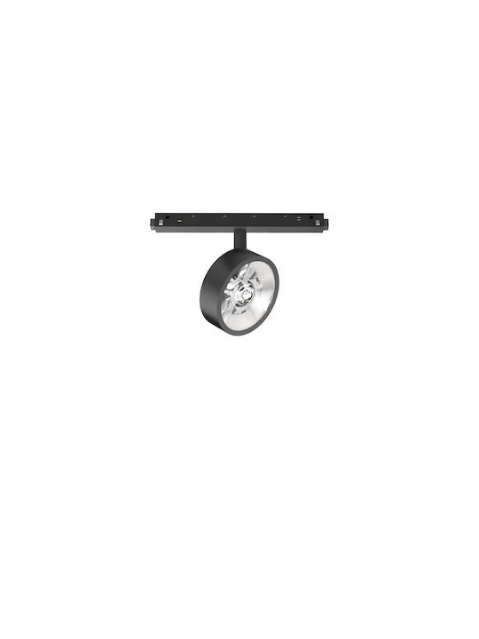 Ideal Lux Ego Track Single LED Spot in Black Color