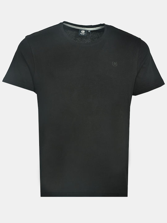 Ascot Ανδρικό T-shirt Μαύρο Μονόχρωμο