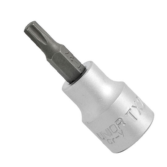 Unior Bit-Stecknuss mit Torx-Bit und Antriebsvierkant 3/8'' 1Stück