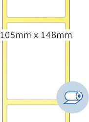 Herma 1000 Selbstklebende Etikettenrollen 105x148.5mm 1Stück Herma 1000 Selbstklebende Etikettenrollen 105x148.5mm 1Stück