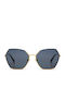 Komono Belle Women's Sunglasses with Metal Frame Gold Black KOM-S9925