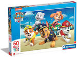 Kids Puzzle Supercolor - Paw Patrol for 4++ Years 60pcs Clementoni