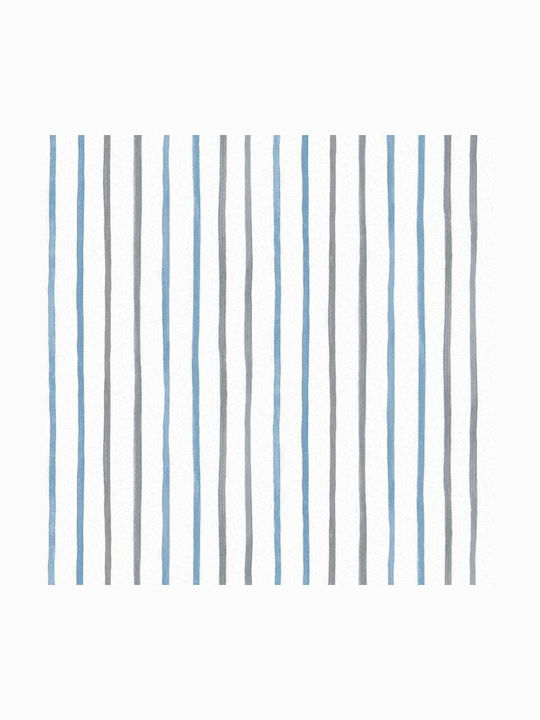 Tapet De Perete Painterly Stripe Albastru 1000x52cm