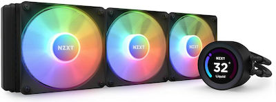 NZXT Kraken Elite 360 RGB Răcire cu Apă pentru Procesor Ventilator triplu 120mm pentru Socket AM4/AM5/1700/1200/115x