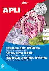 Apli Etichete autoadezive A4 Dreptunghiulare 63.5x29.6mm