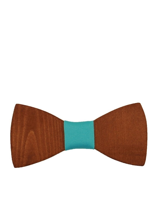 JFashion Kids' Wooden Bow Tie Light Blue