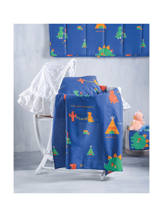 Rythmos Tobias Baby Sheet Cradle Cotton Blue 80x110cm