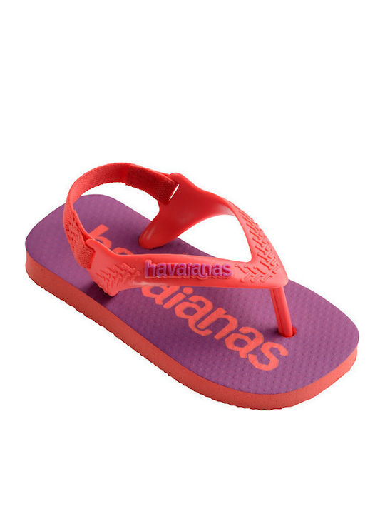 Παιδικές Σαγιονάρες Flip Flops Πορτοκαλί Logomania