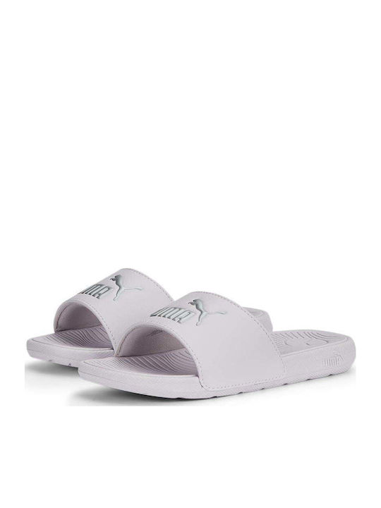 PUMA Παιδικές Σαγιονάρες Slides Λιλά Cool Cat 2.0