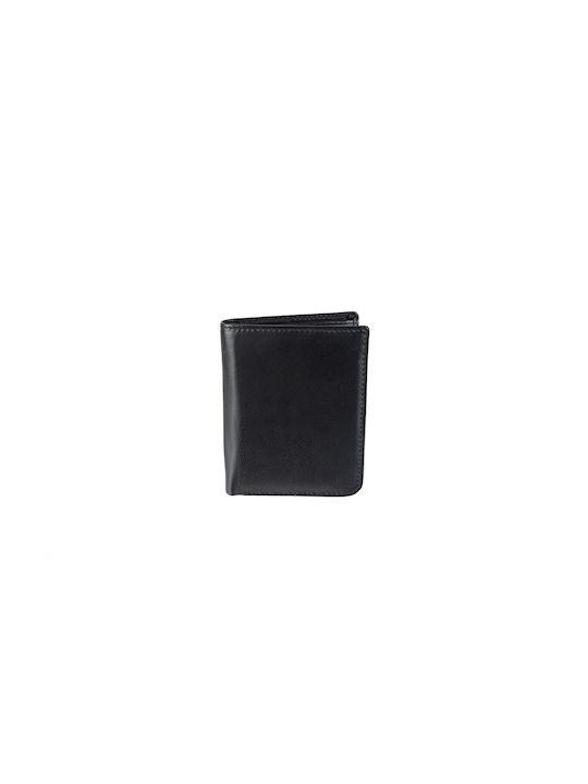 Fetiche Leather Men's Leather Card Wallet Black