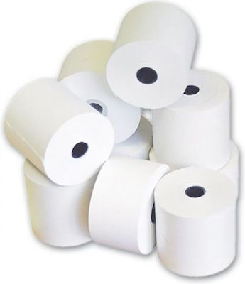 Cash Register Paper Tape W80xD50mm 25m 55gr/m² 10pcs