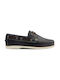 Robinson Men's Leather Boat Shoes Dark Blue