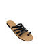 Leather sandal "GREEK Made", handmade Color black