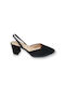 Desiree Shoes Leather Black Heels